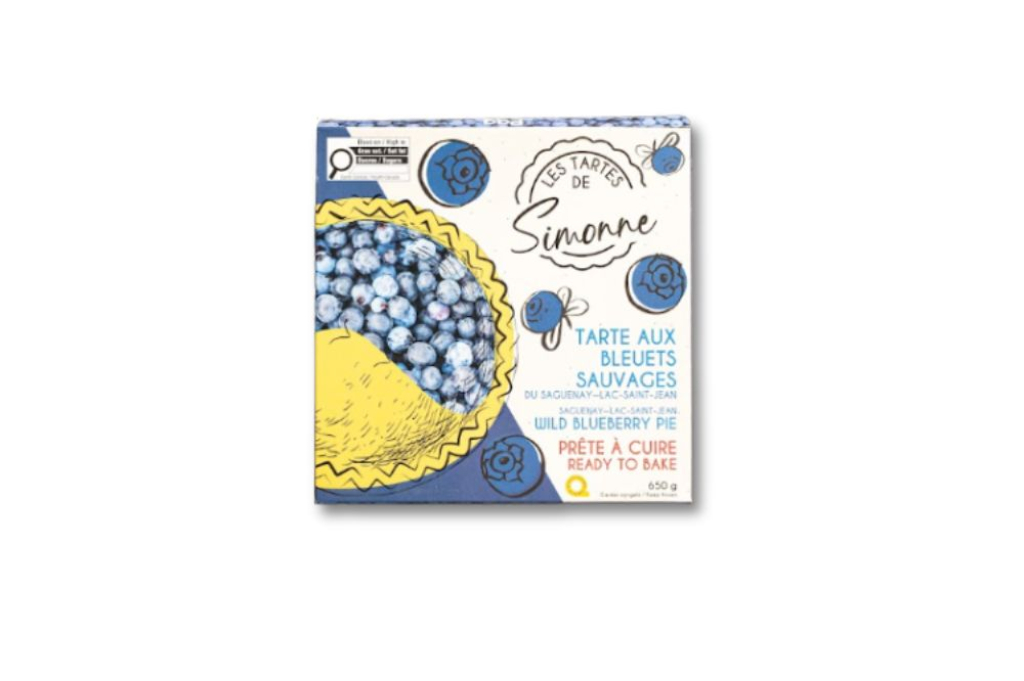 Tarte aux bleues du Saguenay de Simonne