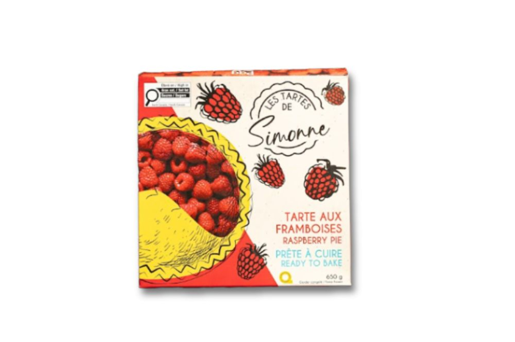 Tarte aux framboises de Simonne