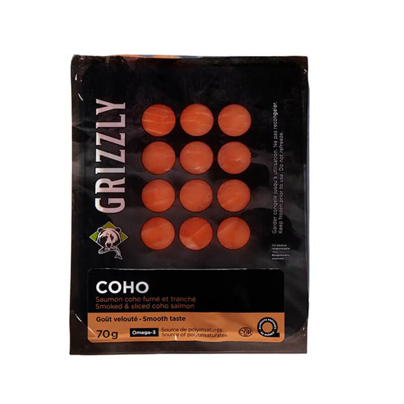 Smoked Coho Salmon Slices